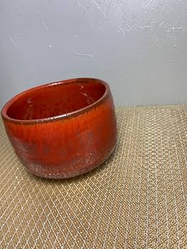 茶道具　織部焼　平茶碗　時代箱　V　R8530 茶道具 織部焼 平茶碗 時代箱 V R8530